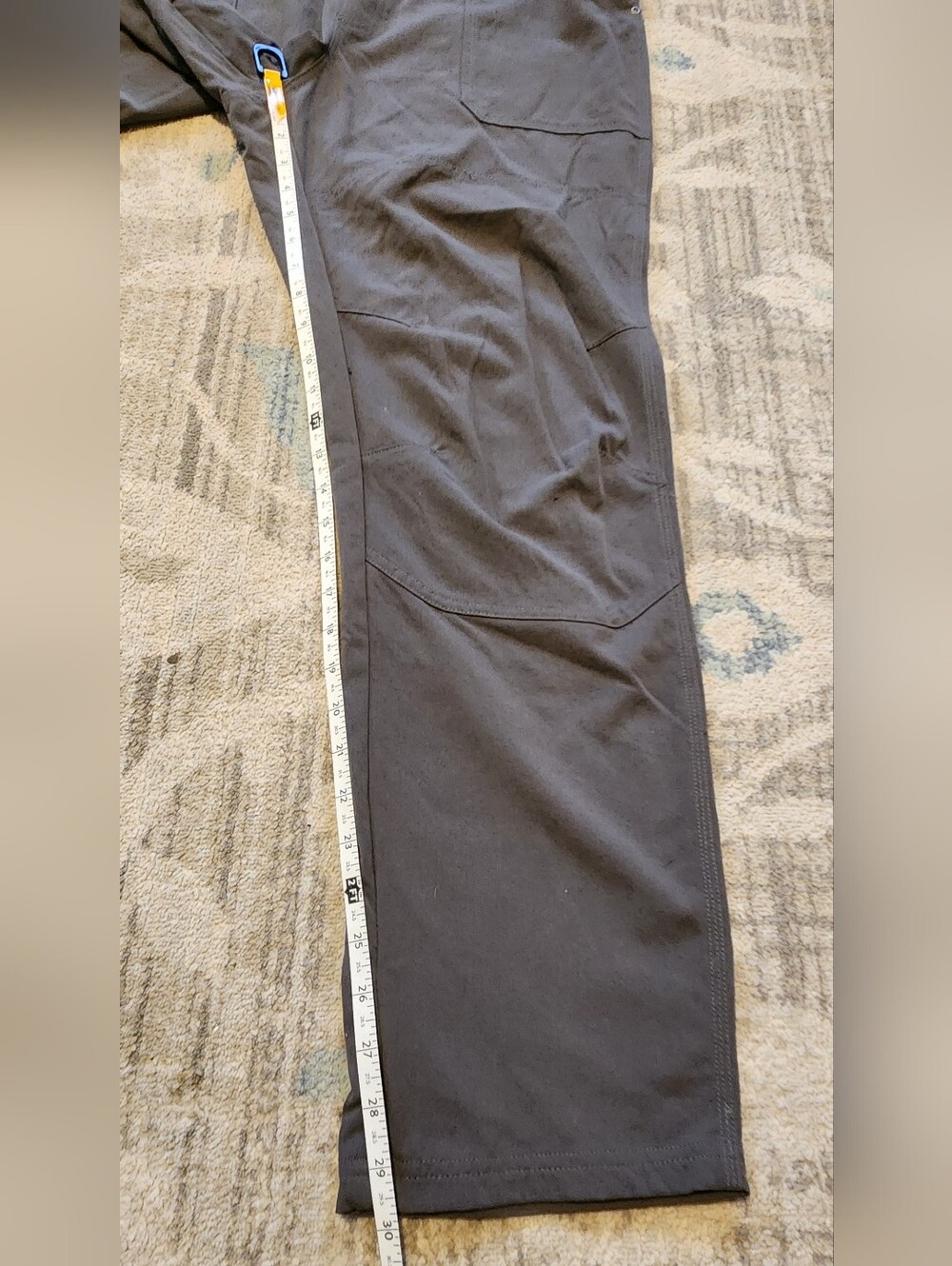 Flylow Men's Trailworks Bibs. Gray. Size L. Like New - Picture 7 of 7